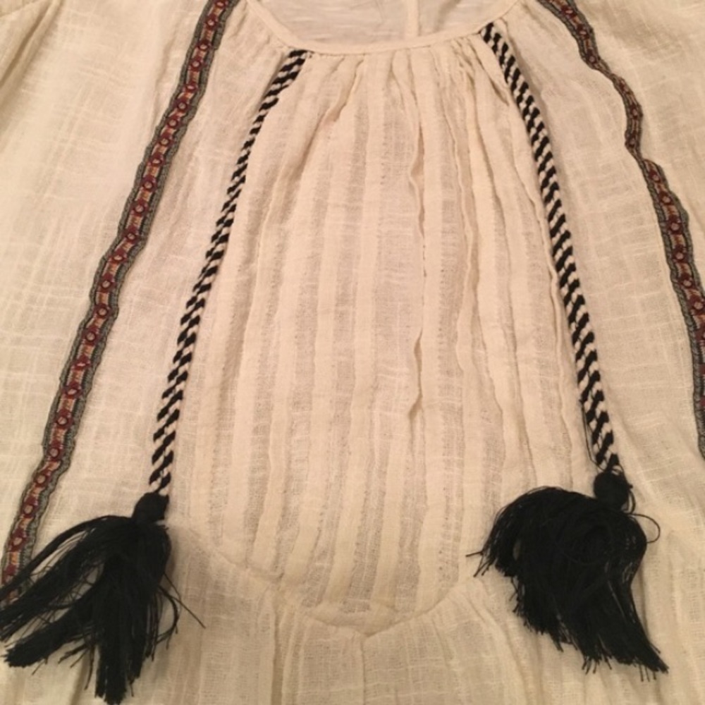 Anthropologie ONE SEPTEMBER boho tank top Sz. Sm - Picture 4 of 6